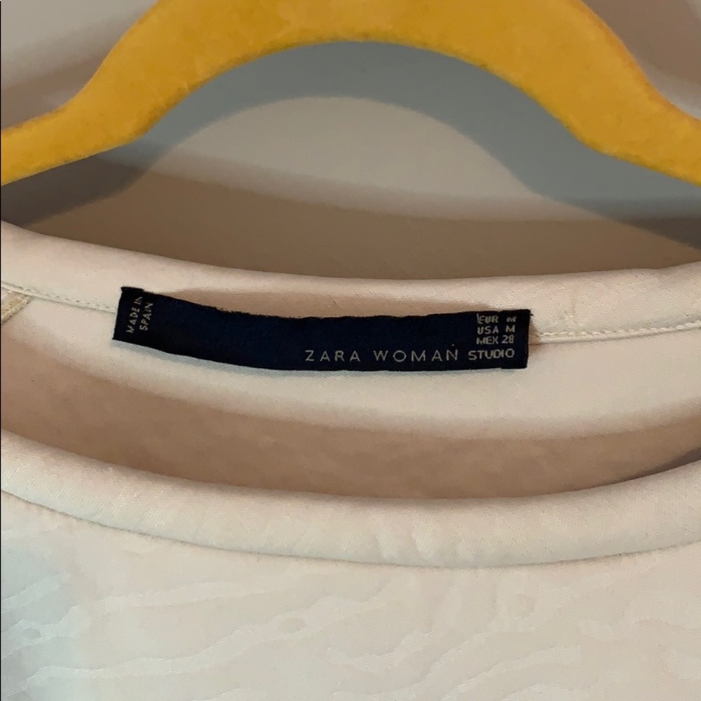 Zara Quilted Zebra Patterned Top - Picture 4 of 4